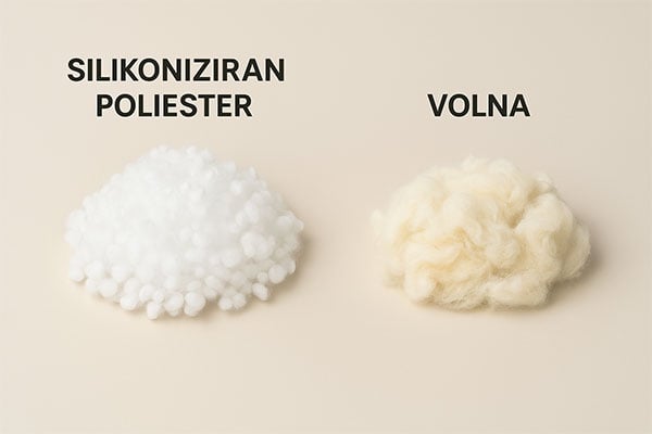 Celoletne prešite odeje - Polnilo iz volne ali poliestra