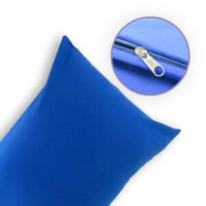Otroška prevleka za vzglavnik – Modra, Zapiranje na zadrgo